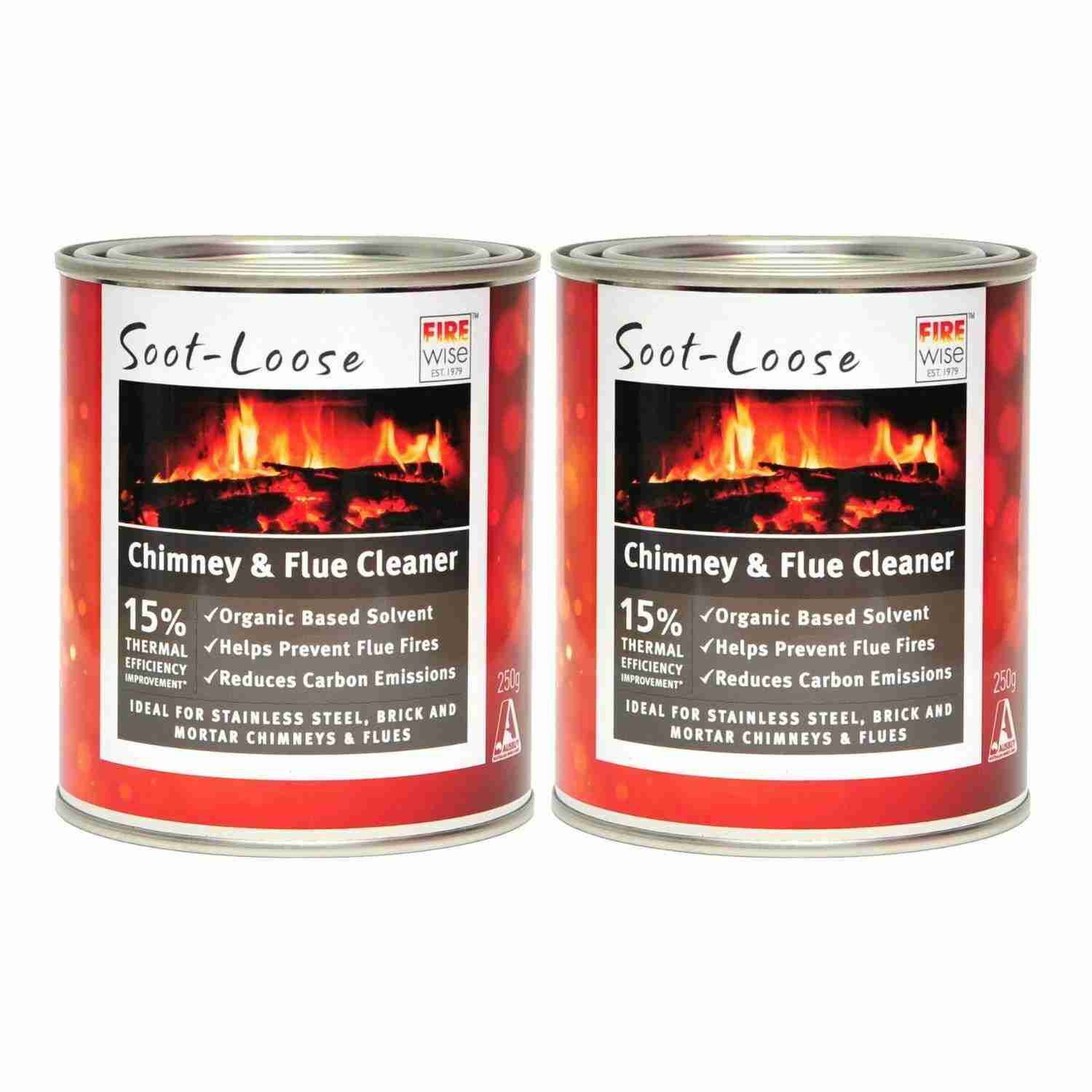 SootLoose Chimney & Flue Cleaner 250g x 2 MobiAssist The Freedom