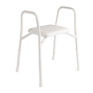 Shower Stool – Extra Wide Padded Seat