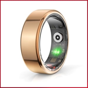 Advanced Smart Health Ring - 24/7 Heart Rate, SpO2, Sleep & Activity Tracker with Magnetic Charging